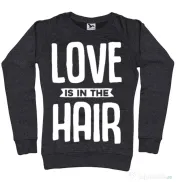 Bluza ADLER dama Love is in the hair Negru melanj 