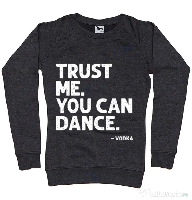 Bluza ADLER dama You can dance Negru melanj