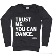 Bluza ADLER dama You can dance Negru melanj 
