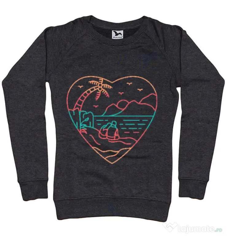 Bluza ADLER dama True love in nature Negru melanj