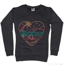 Bluza ADLER dama True love in nature Negru melanj
