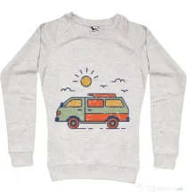 Bluza ADLER dama Retro travel van Migdala melanj