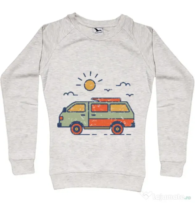 Bluza ADLER dama Retro travel van Migdala melanj