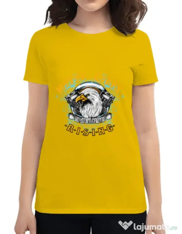 Tricou ADLER dama Eagle Galben