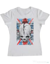 Tricou ADLER dama Great  Britain Post Alb