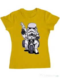 Tricou ADLER dama Little tooper Galben