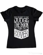 Tricou ADLER dama Book cover Negru