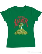 Tricou ADLER dama Pizza slayer Verde mediu