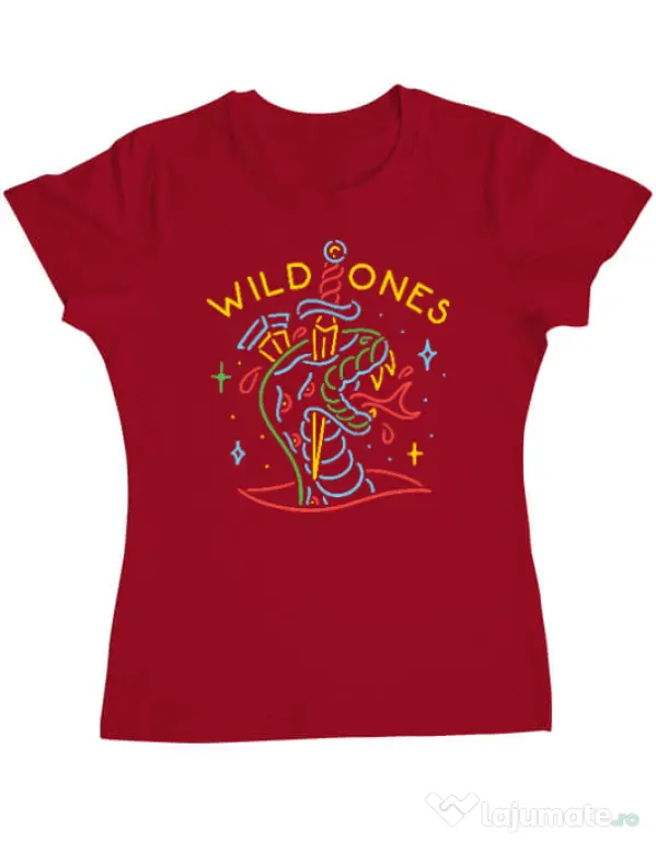 Tricou ADLER dama Wild ones Rosu