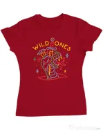Tricou ADLER dama Wild ones Rosu