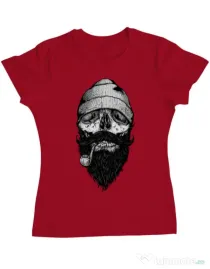 Tricou ADLER dama Bone sailor Rosu