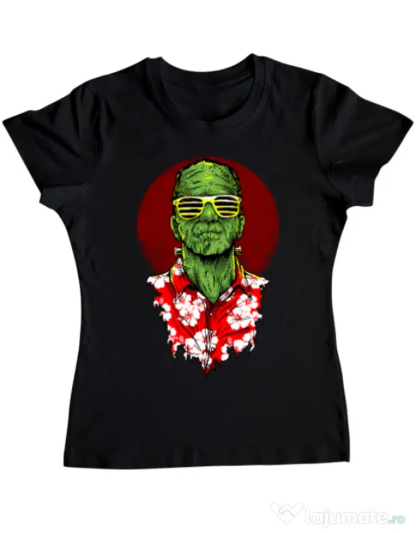 Tricou ADLER dama Frank holiday Negru