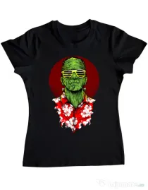 Tricou ADLER dama Frank holiday Negru
