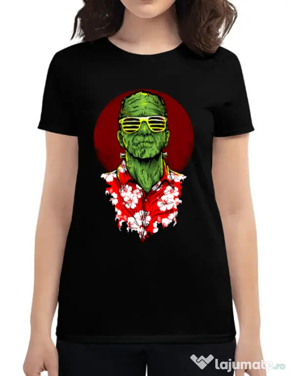 Tricou ADLER dama Frank holiday Negru