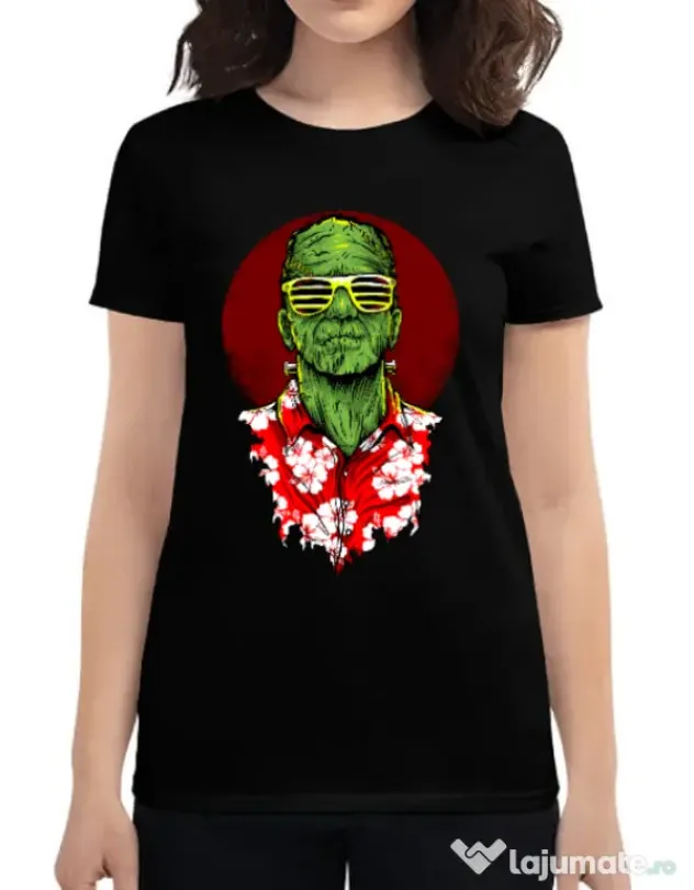 Tricou ADLER dama Frank holiday Negru
