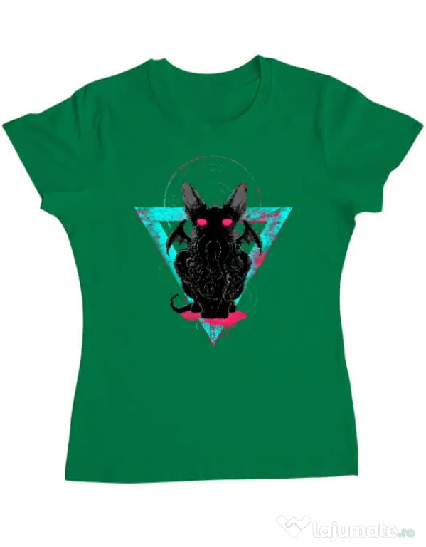 Tricou ADLER dama Cathulhu Verde mediu