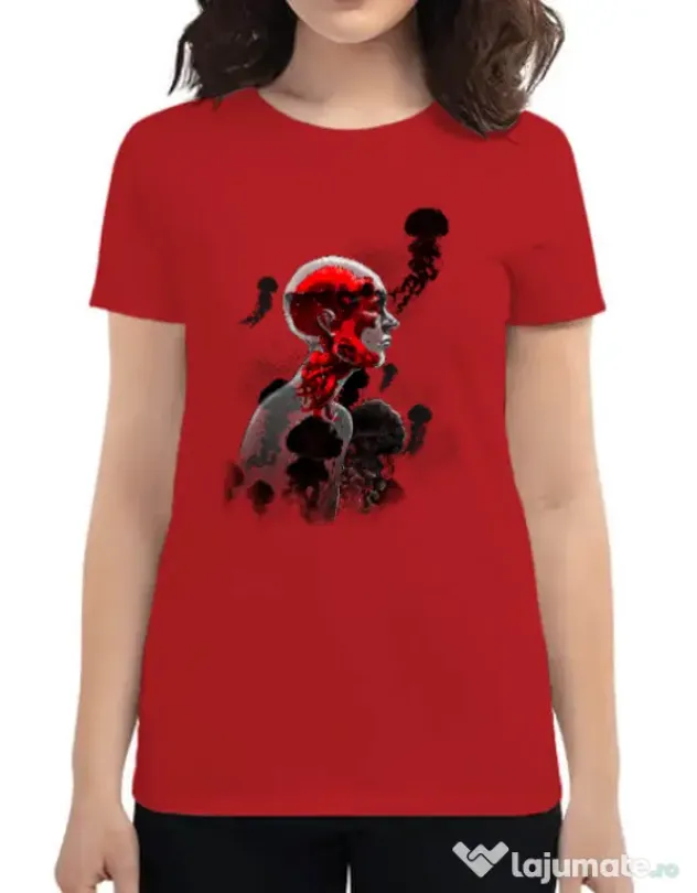 Tricou ADLER dama Control Rosu