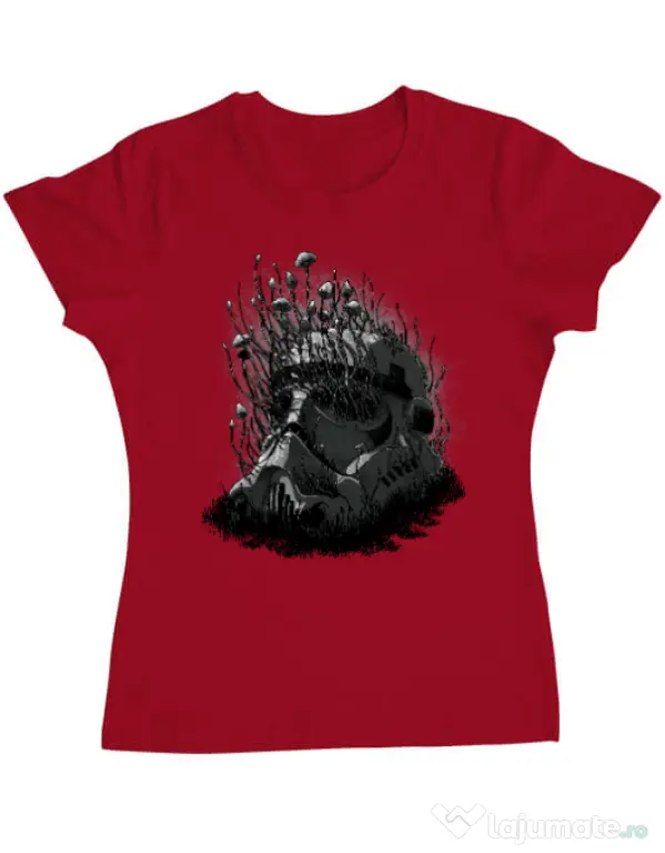 Tricou ADLER dama Shroom trooper Rosu