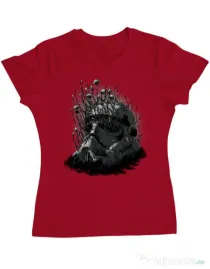 Tricou ADLER dama Shroom trooper Rosu