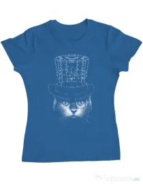 Tricou ADLER dama Under my hat Albastru azuriu