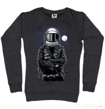Bluza ADLER dama Astronaut rebel Negru melanj