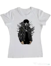 Tricou ADLER dama Sky fighter Alb 
