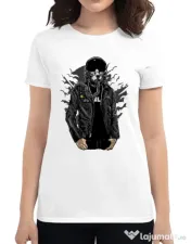Tricou ADLER dama Sky fighter Alb 