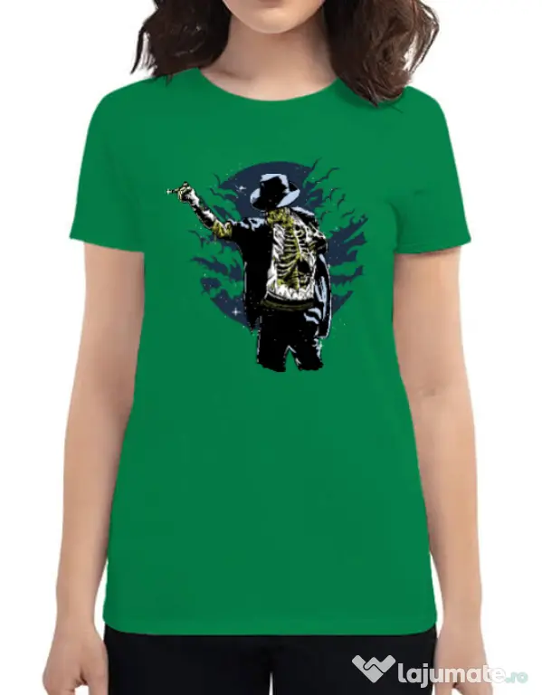 Tricou ADLER dama Zombie pop Verde mediu