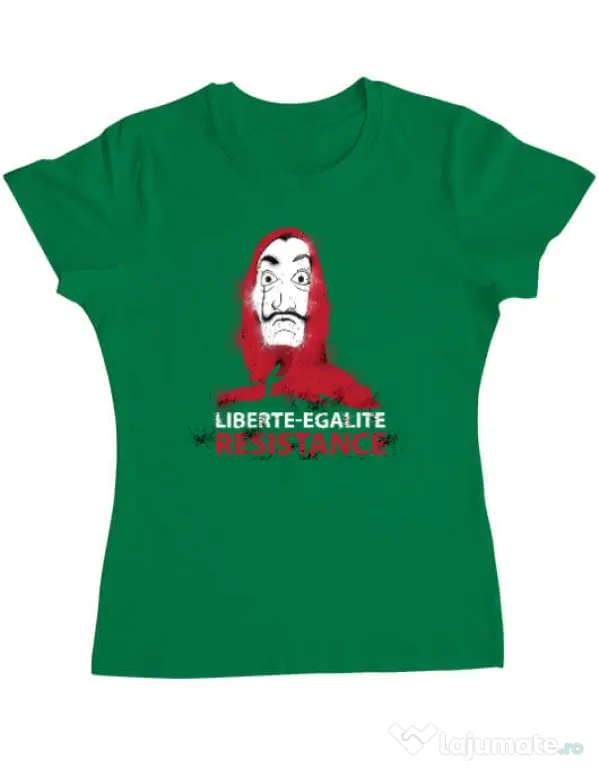 Tricou ADLER dama Symbol of resistance Verde mediu
