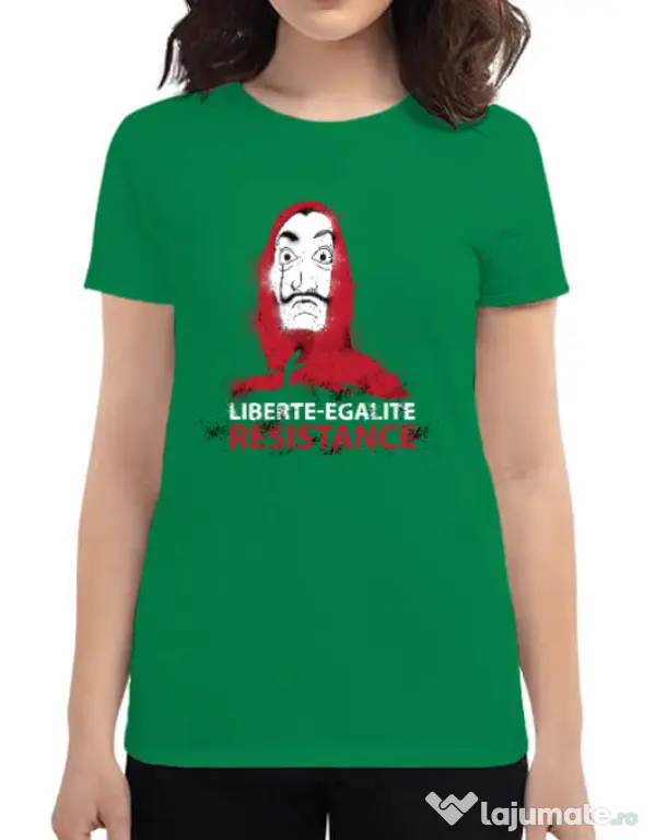 Tricou ADLER dama Symbol of resistance Verde mediu