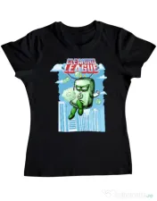 Tricou ADLER dama Cleaning league Soap Negru
