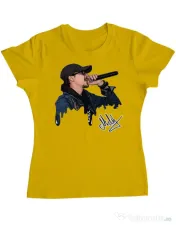 Tricou ADLER dama Adi Morosanu FAMILIA Galben