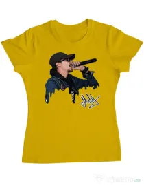 Tricou ADLER dama Adi Morosanu FAMILIA Galben