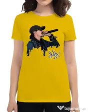 Tricou ADLER dama Adi Morosanu FAMILIA Galben