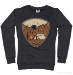 Bluza ADLER dama Camp cliffs Negru melanj
