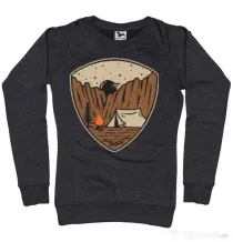 Bluza ADLER dama Camp cliffs Negru melanj