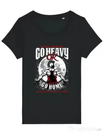 Tricou STANLEY STELLA dama Go heavy or go home Negru