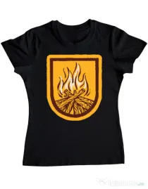 Tricou ADLER dama Bonfire Negru