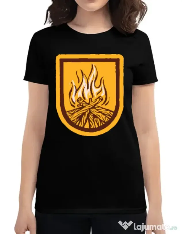 Tricou ADLER dama Bonfire Negru
