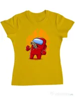 Tricou ADLER dama Baby born Galben