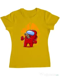 Tricou ADLER dama Baby born Galben