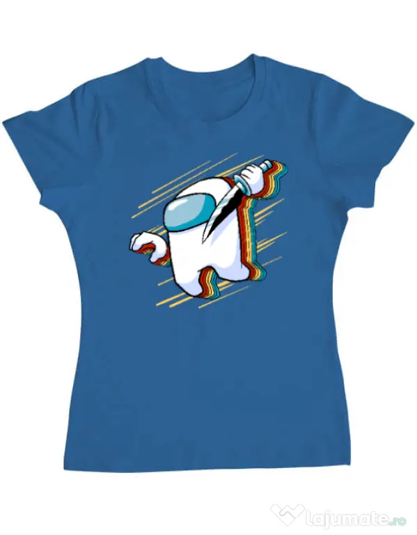 Tricou ADLER dama Slow mo Albastru azuriu