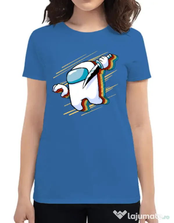 Tricou ADLER dama Slow mo Albastru azuriu