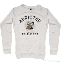 Bluza ADLER dama Addicted to the pot Migdala melanj