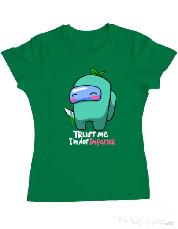 Tricou ADLER dama Trust me Verde mediu
