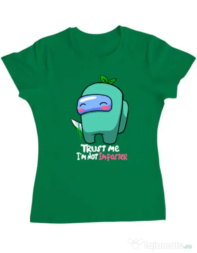 Tricou ADLER dama Trust me Verde mediu