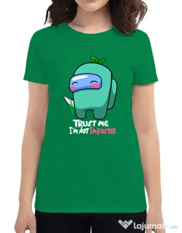 Tricou ADLER dama Trust me Verde mediu