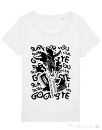 Tricou STANLEY STELLA dama Symbolism Alb