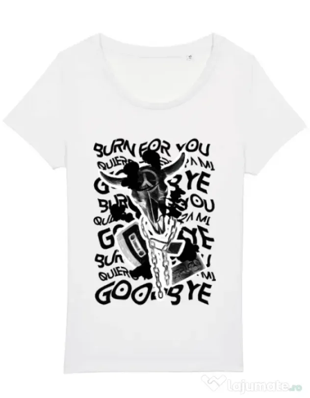 Tricou STANLEY STELLA dama Symbolism Alb