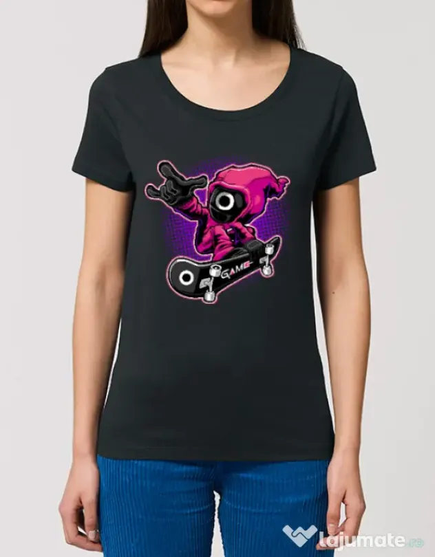 Tricou STANLEY STELLA dama Squid Boy Negru